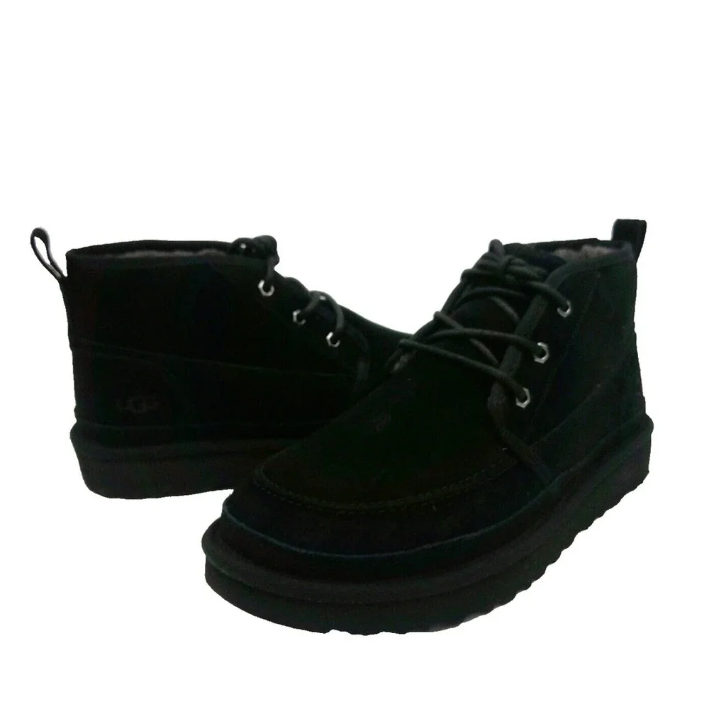 UGG Men Neumel Moc Black Suede Chukka Boots 1121645 Size 12